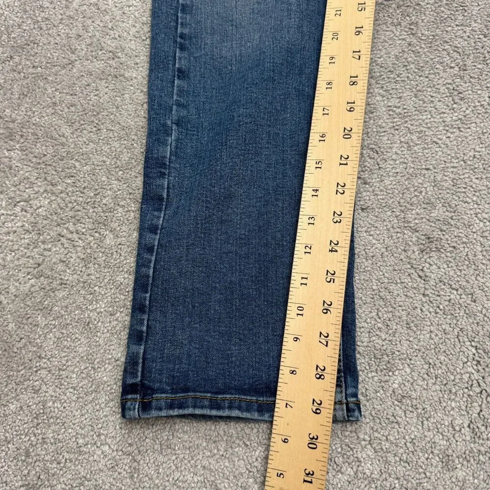 Levi's 506 Straight Leg Denim Jeans Mens 36x30 Blue Medium Wash Cotton Casual